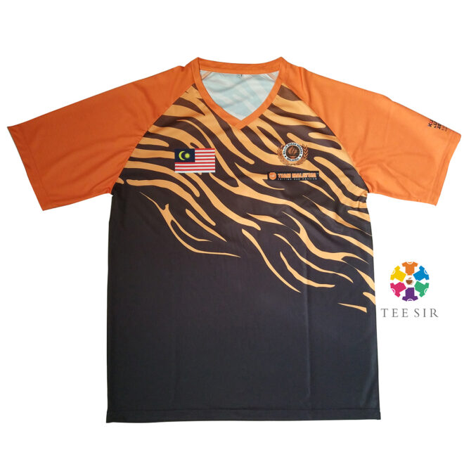 custom sublimation print sports t shirt