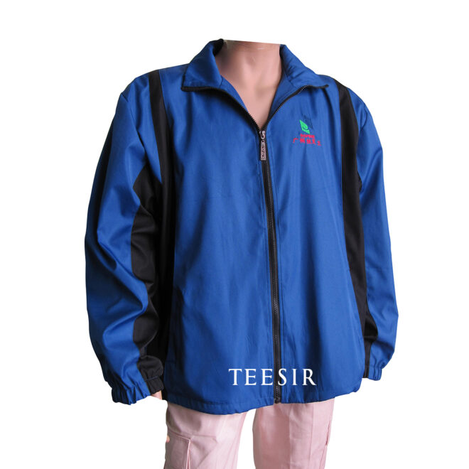 Custom Windbreaker Jacket 100% Polyester with Contrast Color - Image 2