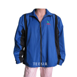 Custom Windbreaker Jacket 100% Polyester with Contrast Color