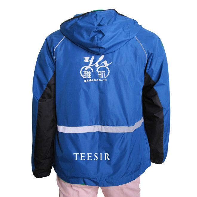 Custom Hooded Waterproof and Coldproof Windbreaker Jacket - Image 3