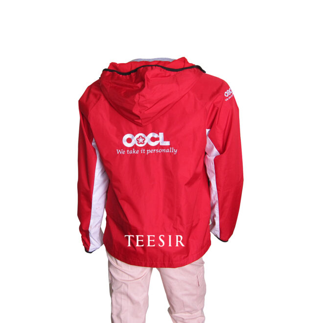 Custom Zipper up Long Sleeve Windbreaker Jackets - Image 3