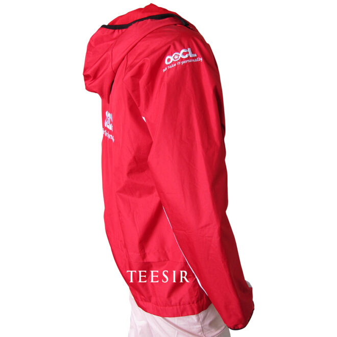 Custom Zipper up Long Sleeve Windbreaker Jackets - Image 4