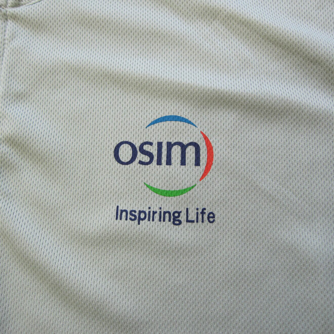Custom Singapore OSIM Zip Up Promotional Tshirts - Image 3
