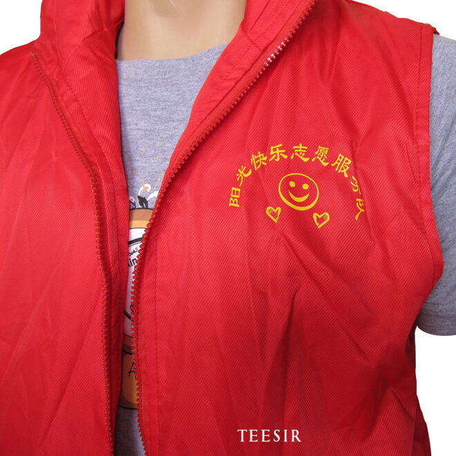 Custom Polyester Volunteer Vests with logo - Image 2