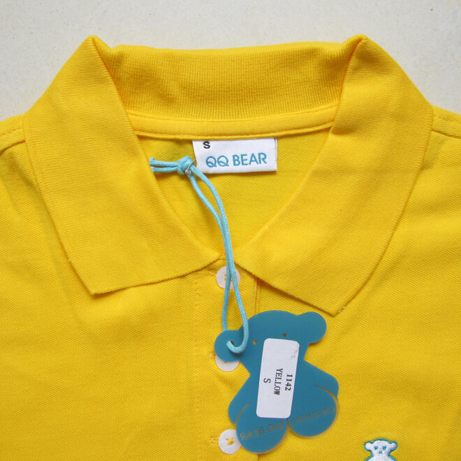 Custom Kids Slim Waist Shirts with Emboridery Logo - Image 2