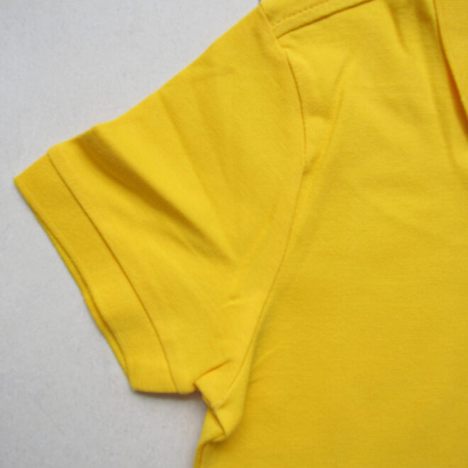 Custom Kids Slim Waist Shirts with Emboridery Logo - Image 4