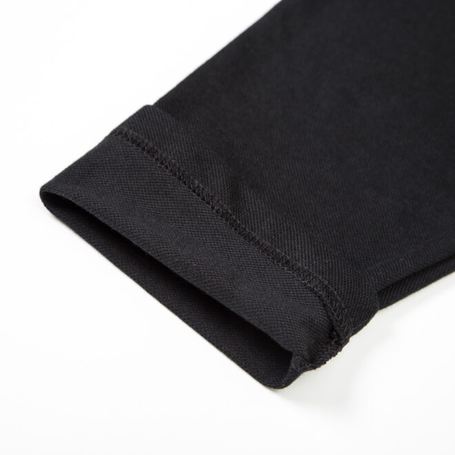 Custom Cotton Pique Long Sleeve Polo Shirts - Image 3