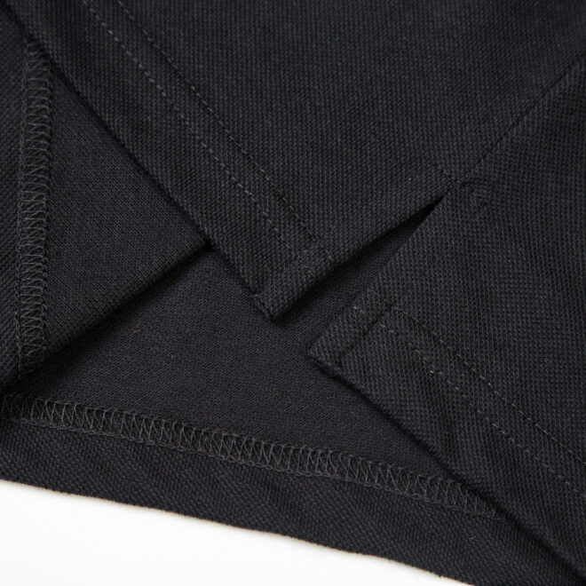 Custom Cotton Pique Long Sleeve Polo Shirts - Image 4