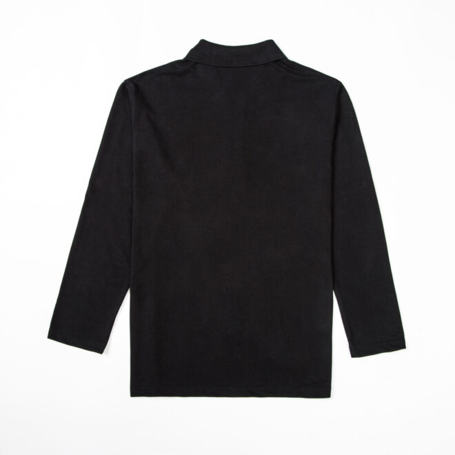 Custom Cotton Pique Long Sleeve Polo Shirts - Image 5