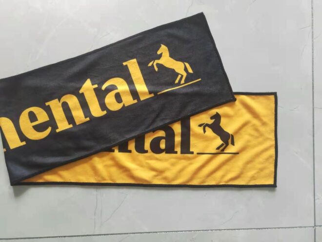 Custom Printed Microfiber Beach Towel With Double Sides Printing - Image 3