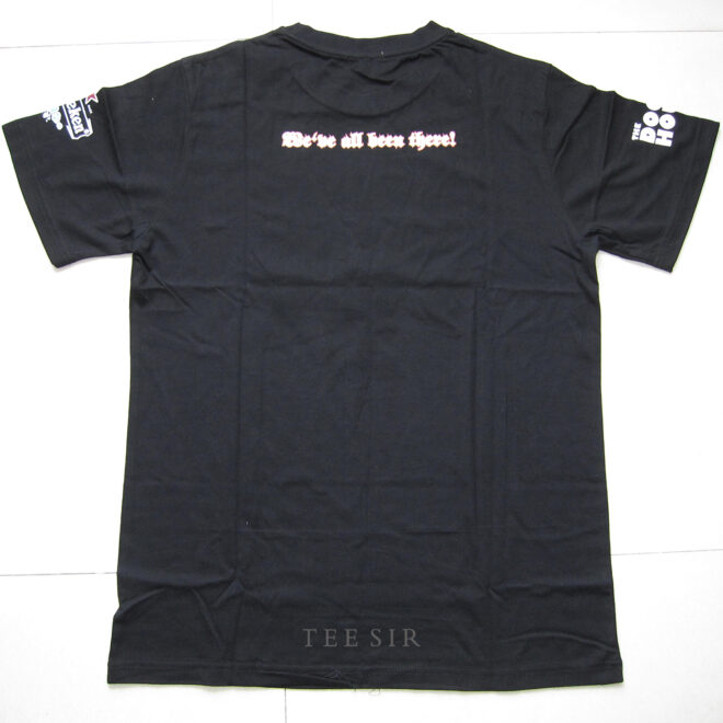 Custom SilkScreen Print Round Neck Cotton Tshirts - Image 2