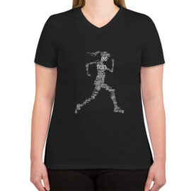 Ladies Cool Dri V‑Neck Performance Shirt