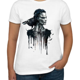 Ultra Cotton Ladies T-shirt Halloween Zombie Tees