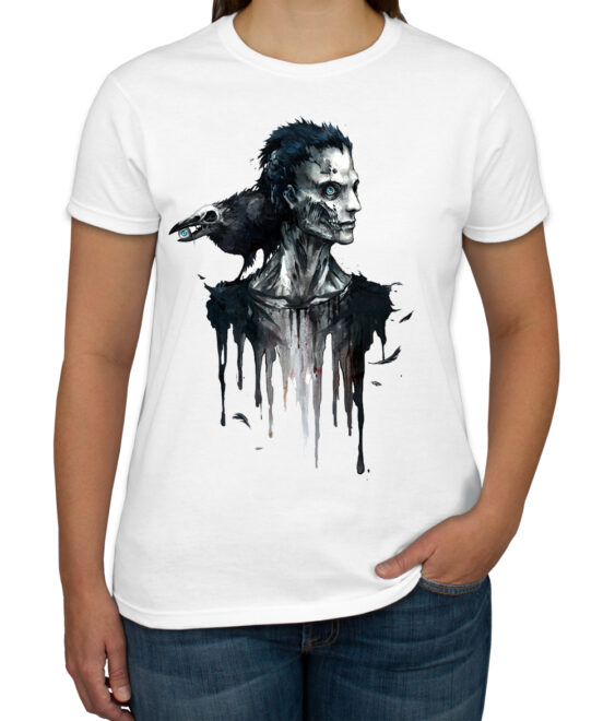 Ultra Cotton Ladies T-shirt Halloween Zombie Tees