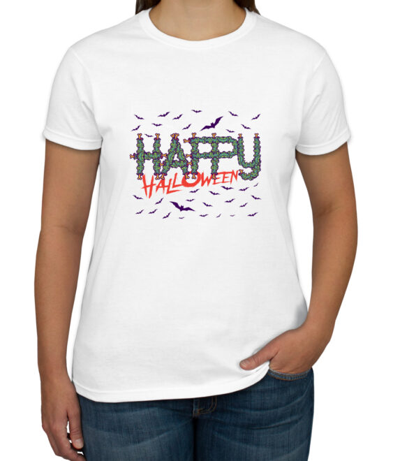 Ultra Cotton Ladies T-shirt Halloween Zombie Tees - Image 2