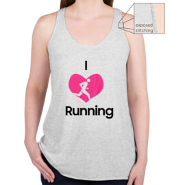 Custom Girl Run The World Ladies Raceback Tanks