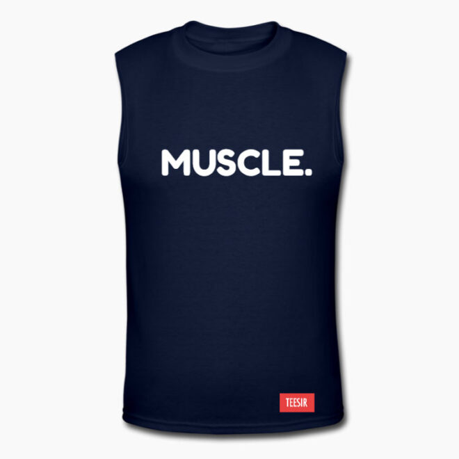 Custom Mens Muscle Cotton shirts Sleeveless Dry Fit Gym - Image 2