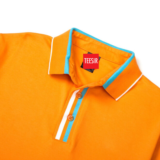 Custom Quicky Dry Pique Polo shirts with flat Knit Collar - Image 3