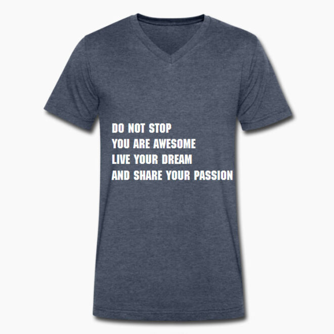 Custom Cotton Men's V-Neck T-Shirts