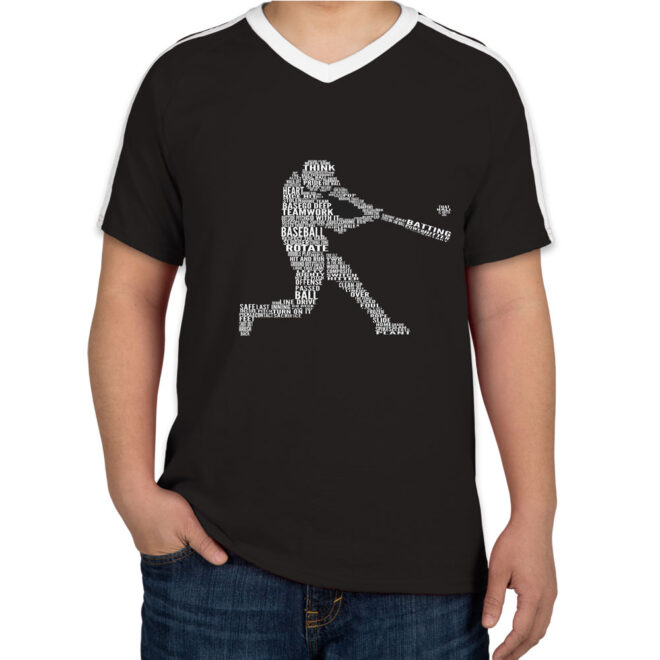 Custom Shoulder Stripe Jersey T‑shirt - Image 5